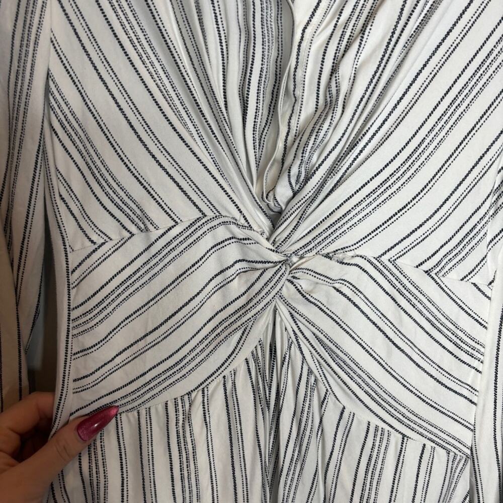 Theory Twist Front Shirtdress Silk Blend - Picture 6 of 10